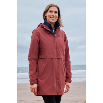 Rust - Front - Mountain Warehouse Womens-Ladies Hilltop II Waterproof Jacket