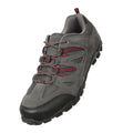 Grey - Pack Shot - Mountain Warehouse Mens Outdoor III Suede Walking Shoes