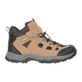 Dark Brown - Pack Shot - Mountain Warehouse Mens Adventurer Adaptive Faux Suede Waterproof Boots