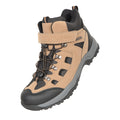 Brown - Front - Mountain Warehouse Mens Adventurer Adaptive Faux Suede Waterproof Boots
