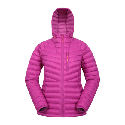 Purple - Front - Mountain Warehouse Womens-Ladies Skyline Extreme Hydrophobic Down Jacket