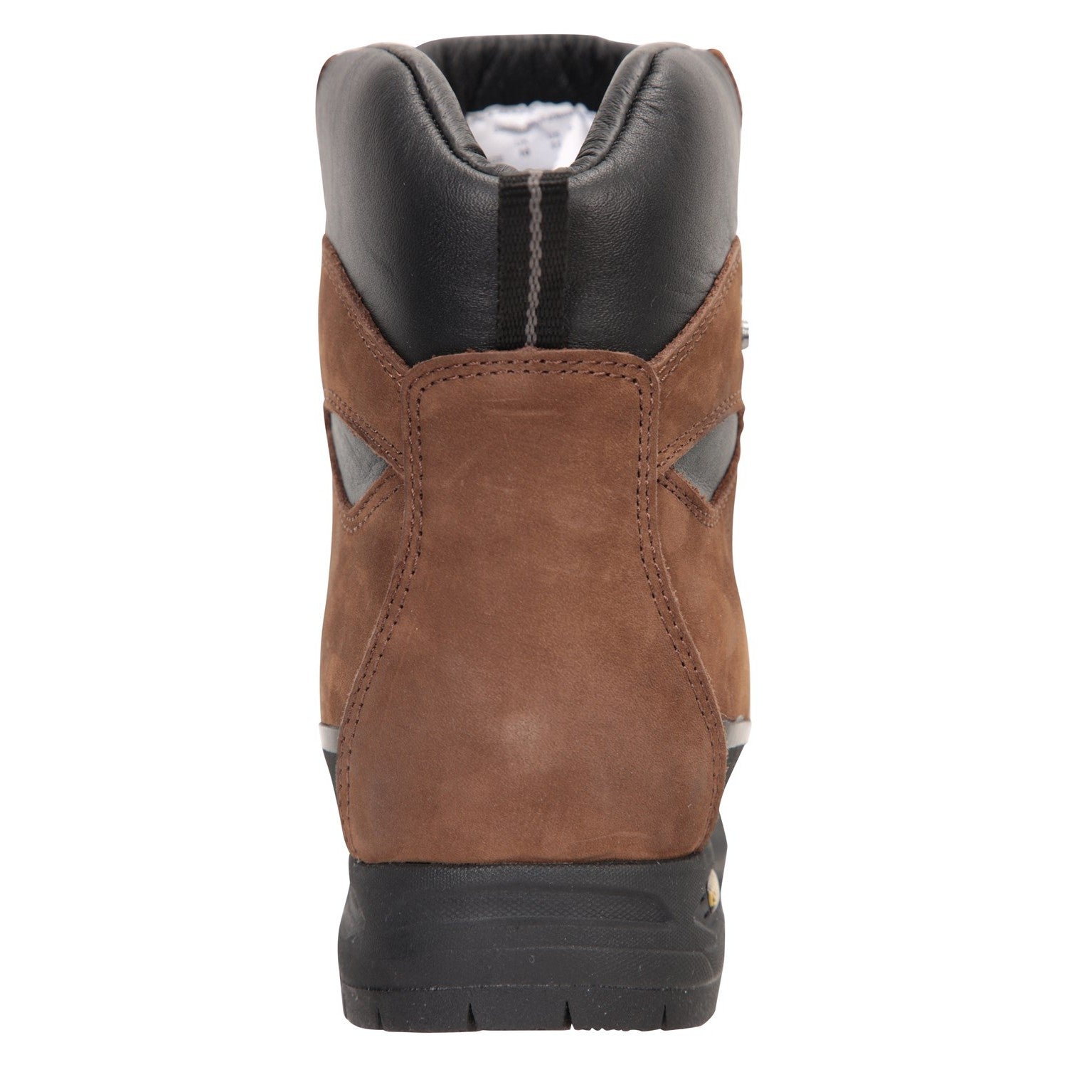 Brown - Back - Mountain Warehouse Mens Quest Nubuck IsoGrip Hiking Boots