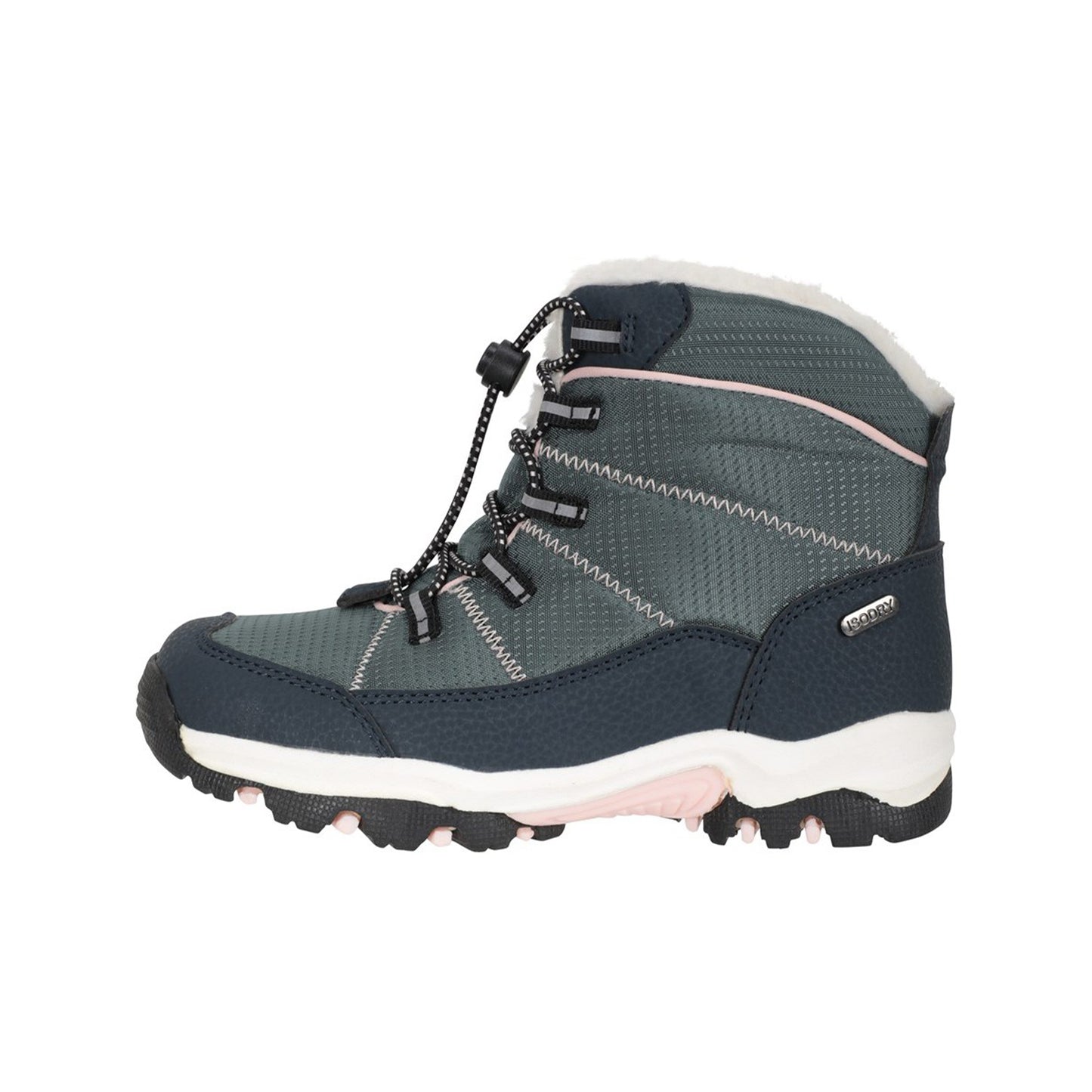 Green - Side - Mountain Warehouse Childrens-Kids Comet Waterproof Snow Boots