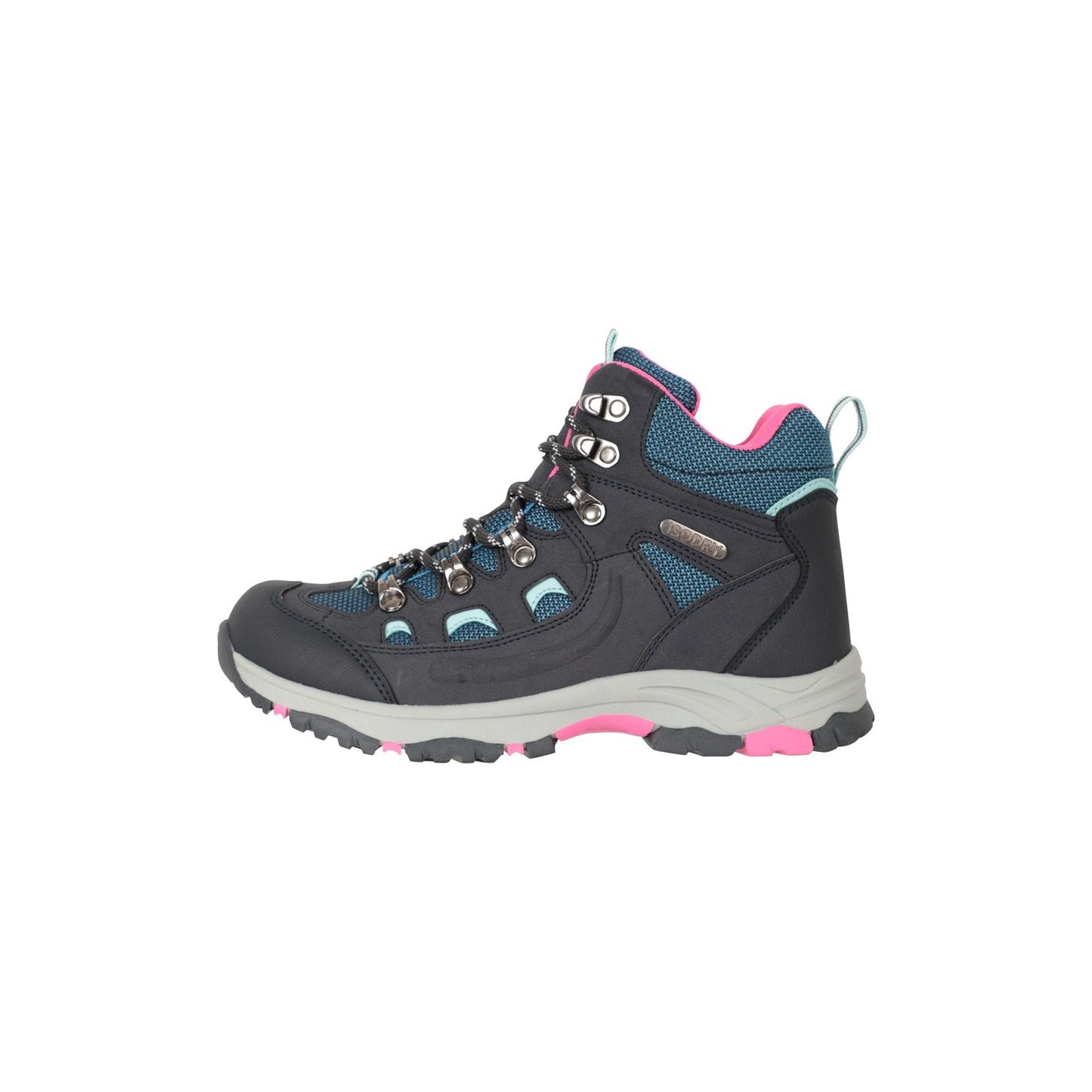 Navy - Side - Mountain Warehouse Childrens-Kids Adventurer Waterproof Walking Boots