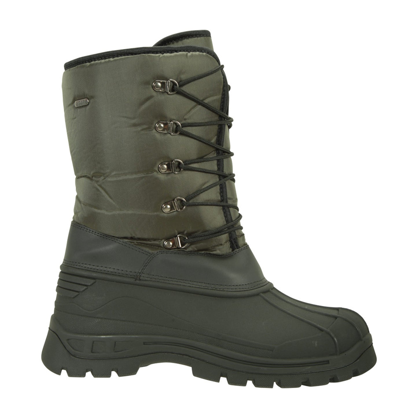 Khaki Green - Back - Mountain Warehouse Mens Plough Snow Boots