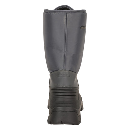 Grey - Back - Mountain Warehouse Mens Plough Snow Boots