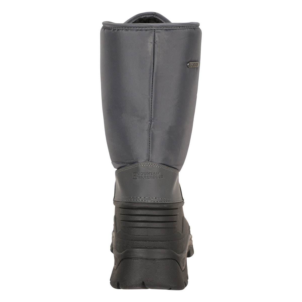 Grey - Back - Mountain Warehouse Mens Plough Snow Boots
