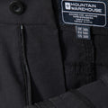 Black - Close up - Mountain Warehouse Mens Trek Stretch Cargo Trousers