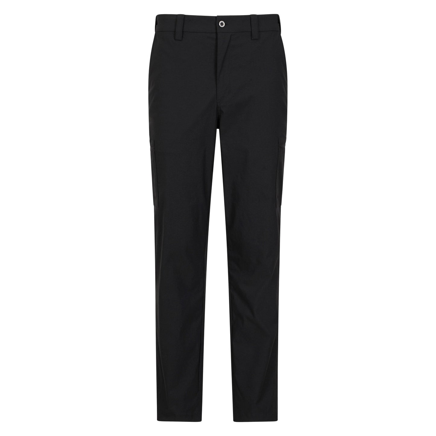 Jet Black - Back - Mountain Warehouse Mens Trek Stretch Cargo Trousers