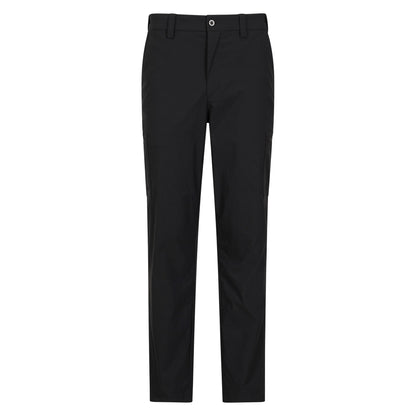 Jet Black - Back - Mountain Warehouse Mens Trek Stretch Cargo Trousers
