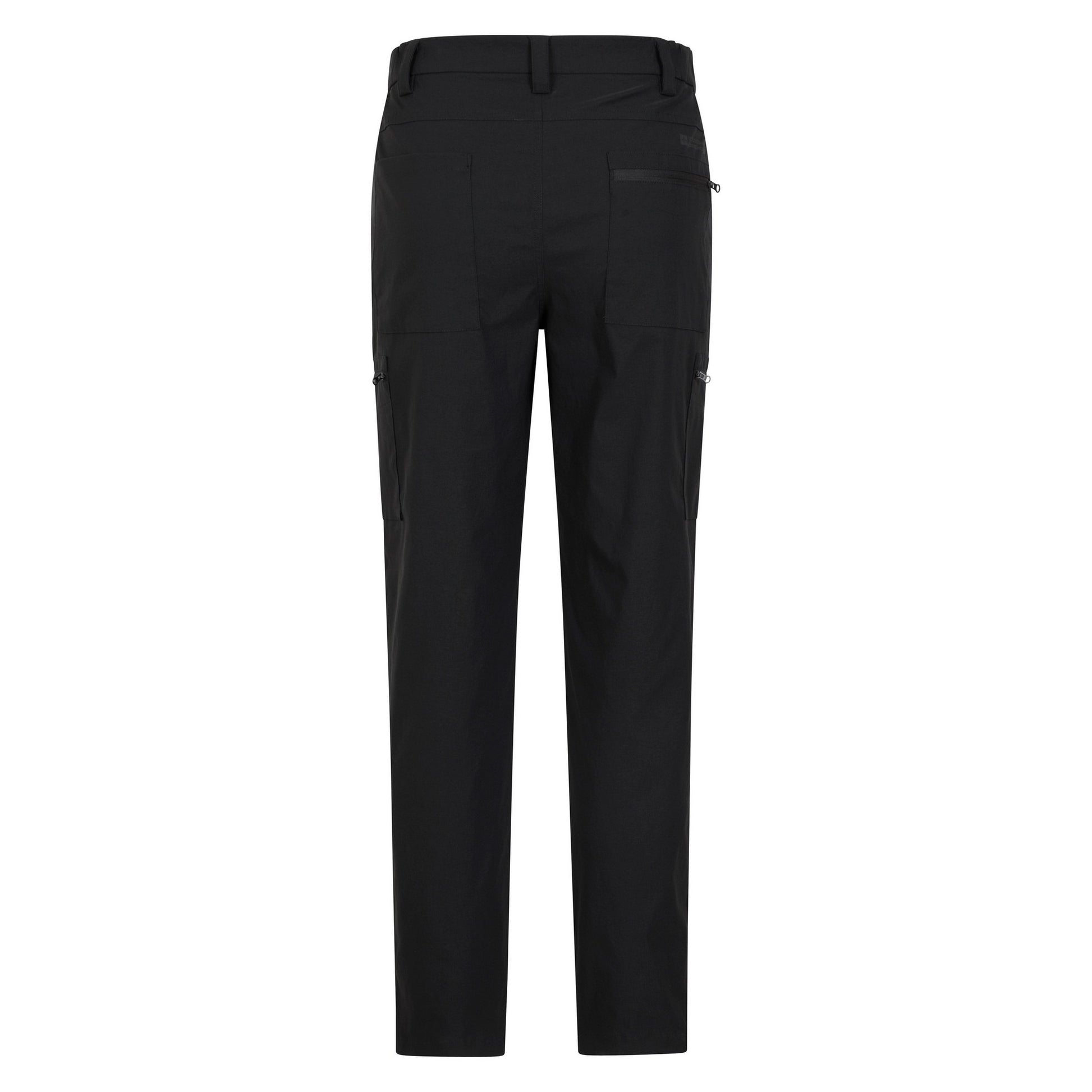 Grey - Close up - Mountain Warehouse Mens Trek Stretch Cargo Trousers