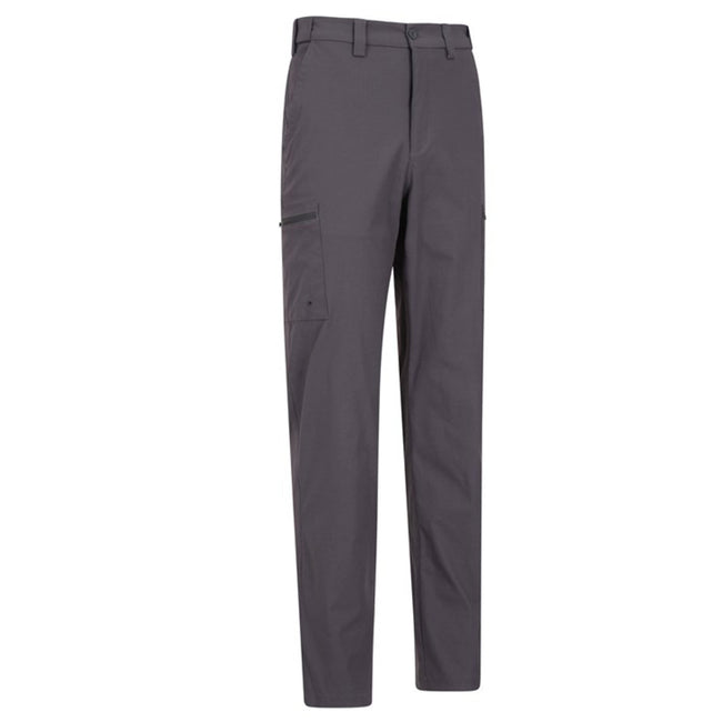 Grey - Lifestyle - Mountain Warehouse Mens Trek Stretch Cargo Trousers
