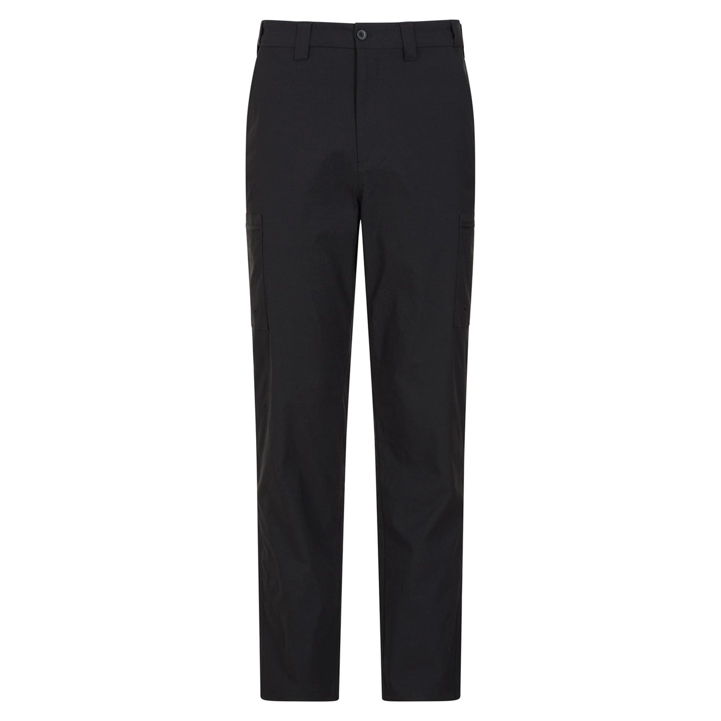 Black - Front - Mountain Warehouse Mens Trek Stretch Cargo Trousers