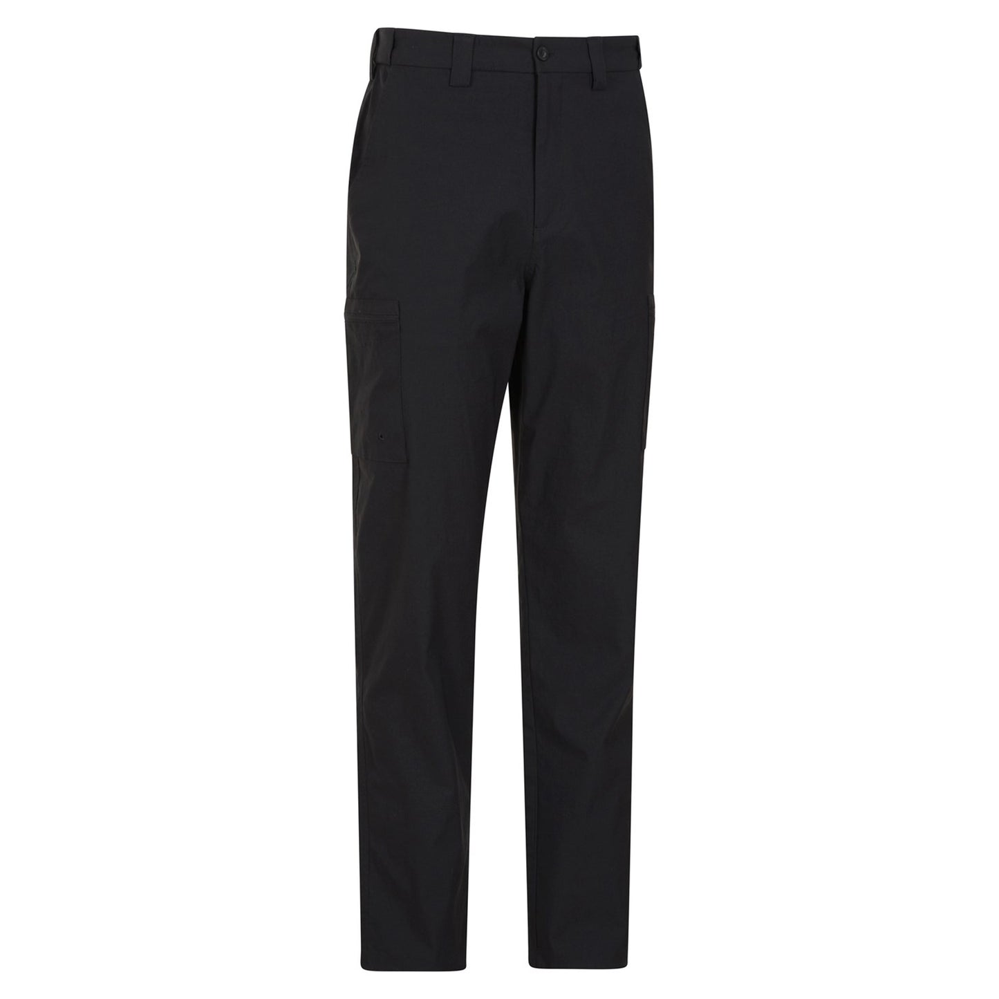 Black - Back - Mountain Warehouse Mens Trek Stretch Cargo Trousers