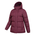 Burgundy - Lifestyle - Mountain Warehouse Womens-Ladies Waterproof Padded Jacket