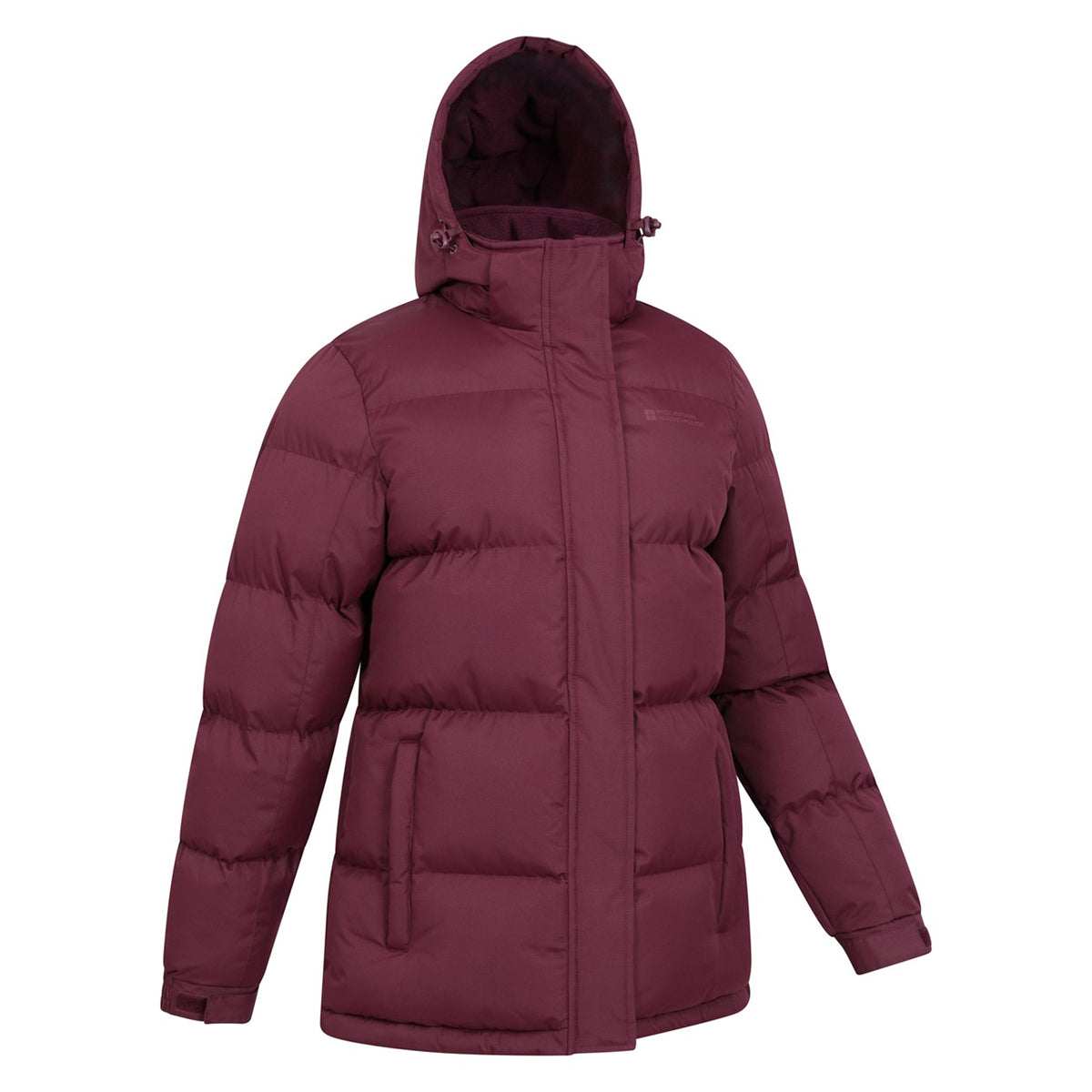 Orange - Front - Mountain Warehouse Womens-Ladies Waterproof Padded Jacket