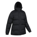 Black - Back - Mountain Warehouse Womens-Ladies Waterproof Padded Jacket