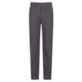 Grey - Front - Mountain Warehouse Mens Trek Stretch Cargo Trousers