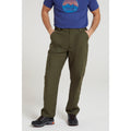Khaki Green - Front - Mountain Warehouse Mens Trek II Cargo Trousers