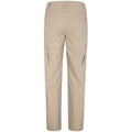 Dark Beige - Side - Mountain Warehouse Mens Trek II Cargo Trousers