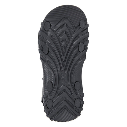 Black - Close up - Mountain Warehouse Womens-Ladies Cyprus Chevron Sandals