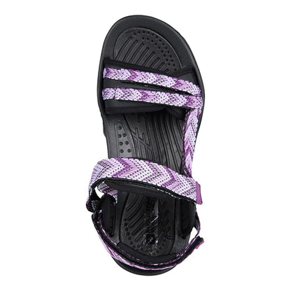 Purple - Side - Mountain Warehouse Womens-Ladies Cyprus Chevron Sandals