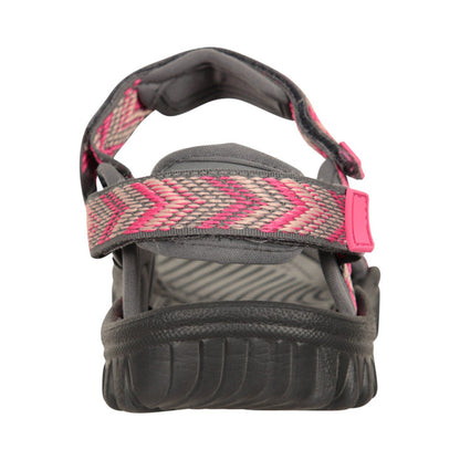Dark Pink - Back - Mountain Warehouse Womens-Ladies Cyprus Chevron Sandals