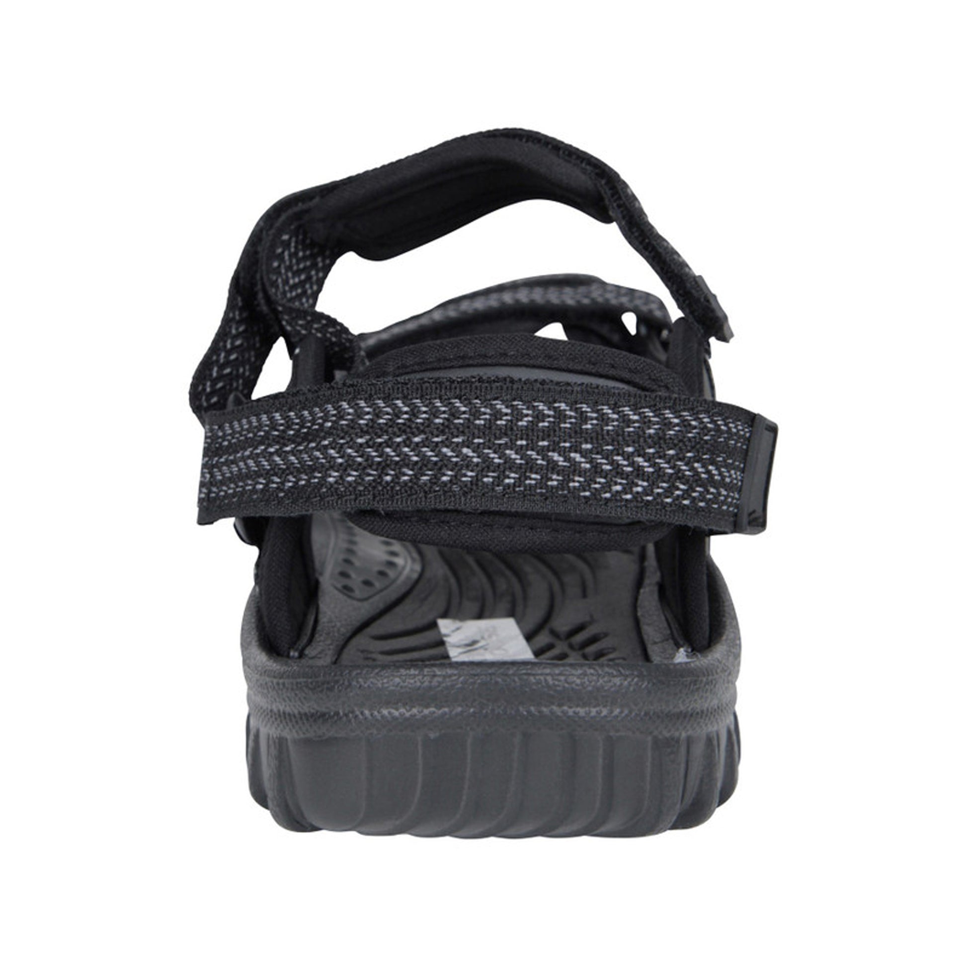 Black - Back - Mountain Warehouse Womens-Ladies Cyprus Chevron Sandals