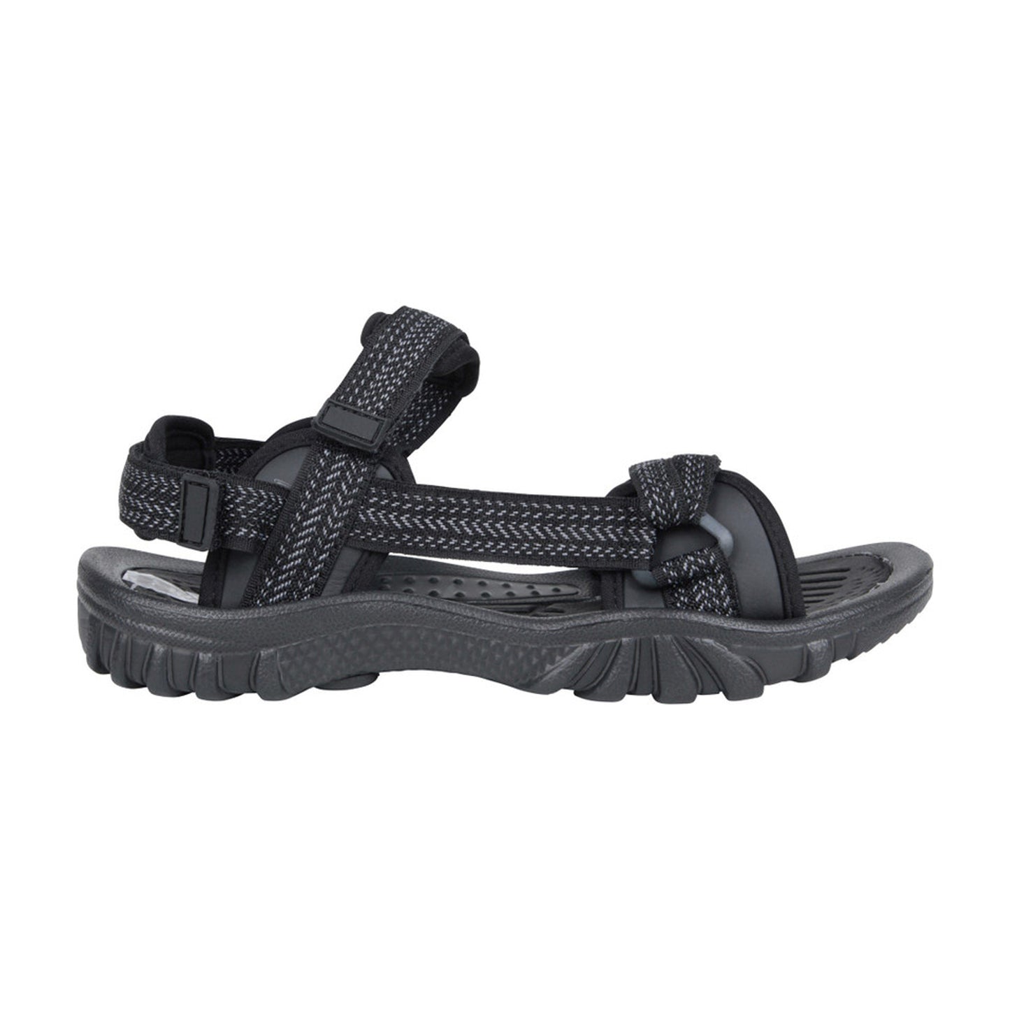 Black - Side - Mountain Warehouse Womens-Ladies Cyprus Chevron Sandals