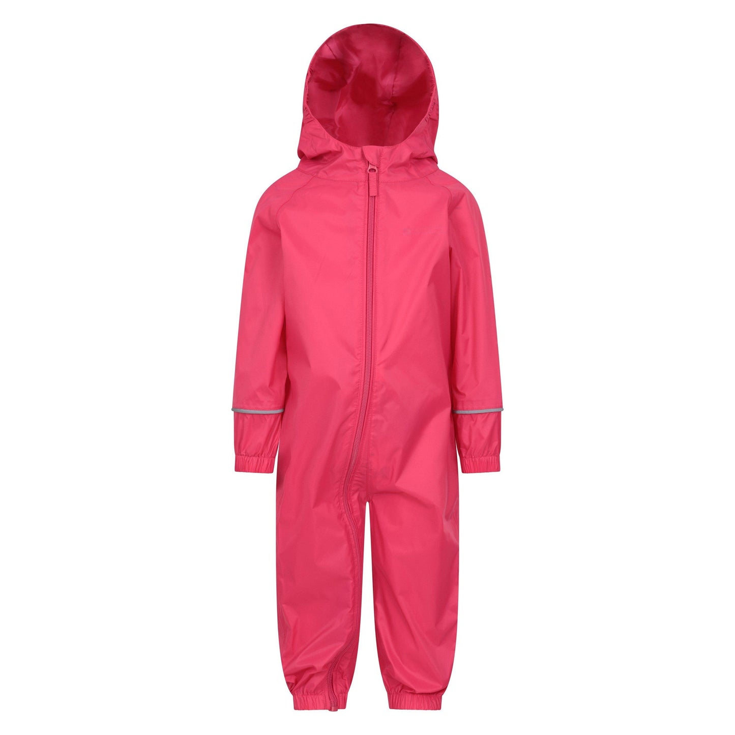 Pink - Front - Mountain Warehouse Childrens-Kids Puddle Waterproof Rain Suit