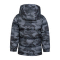 Camo Green - Side - Mountain Warehouse Childrens-Kids Snow II Printed Water Resistant Padded Jacket