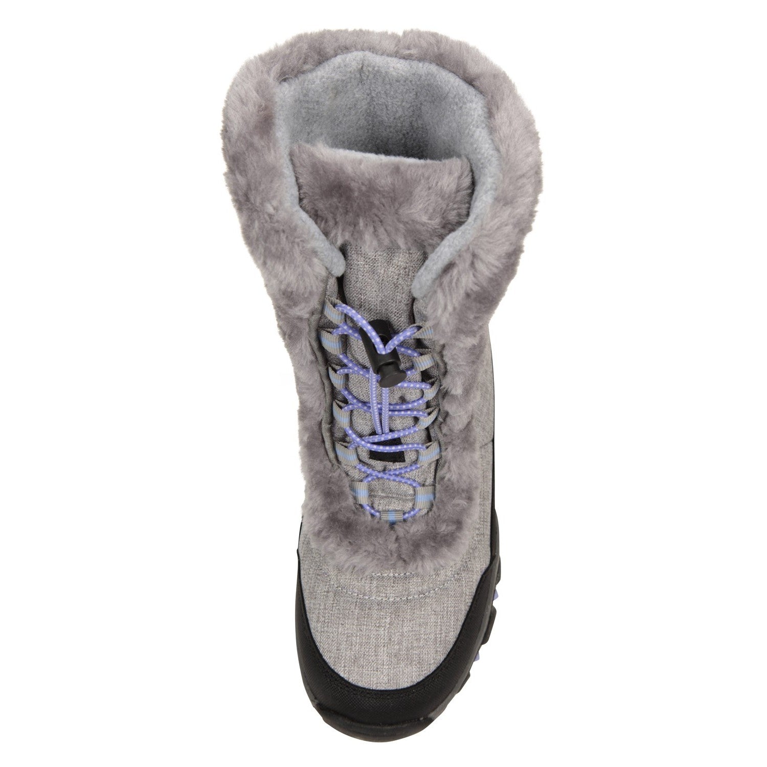 Dark Grey - Side - Mountain Warehouse Childrens-Kids Ohio Snow Boots