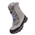 Dark Grey - Front - Mountain Warehouse Childrens-Kids Ohio Snow Boots