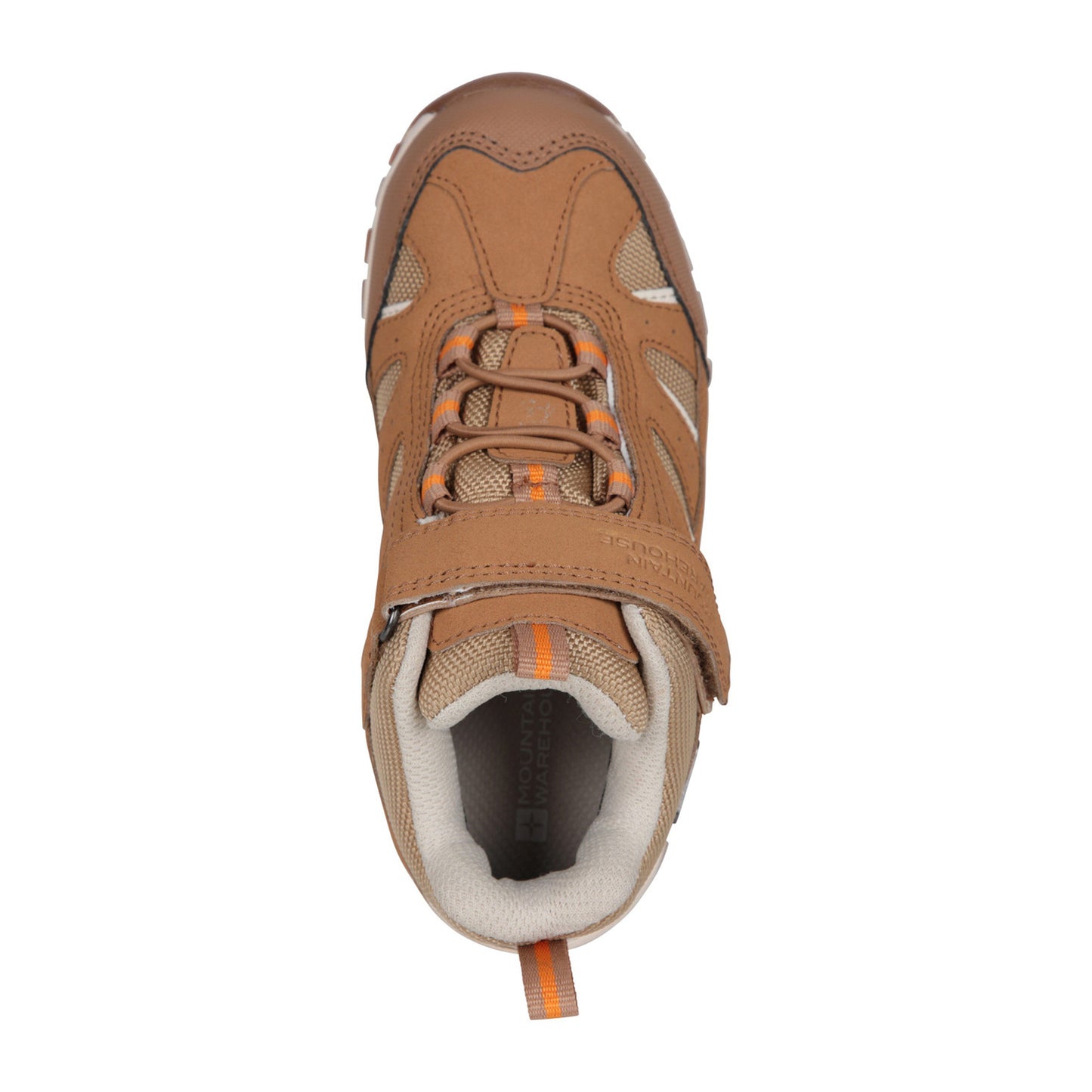 Orange - Pack Shot - Mountain Warehouse Childrens-Kids Drift Waterproof Walking Boots
