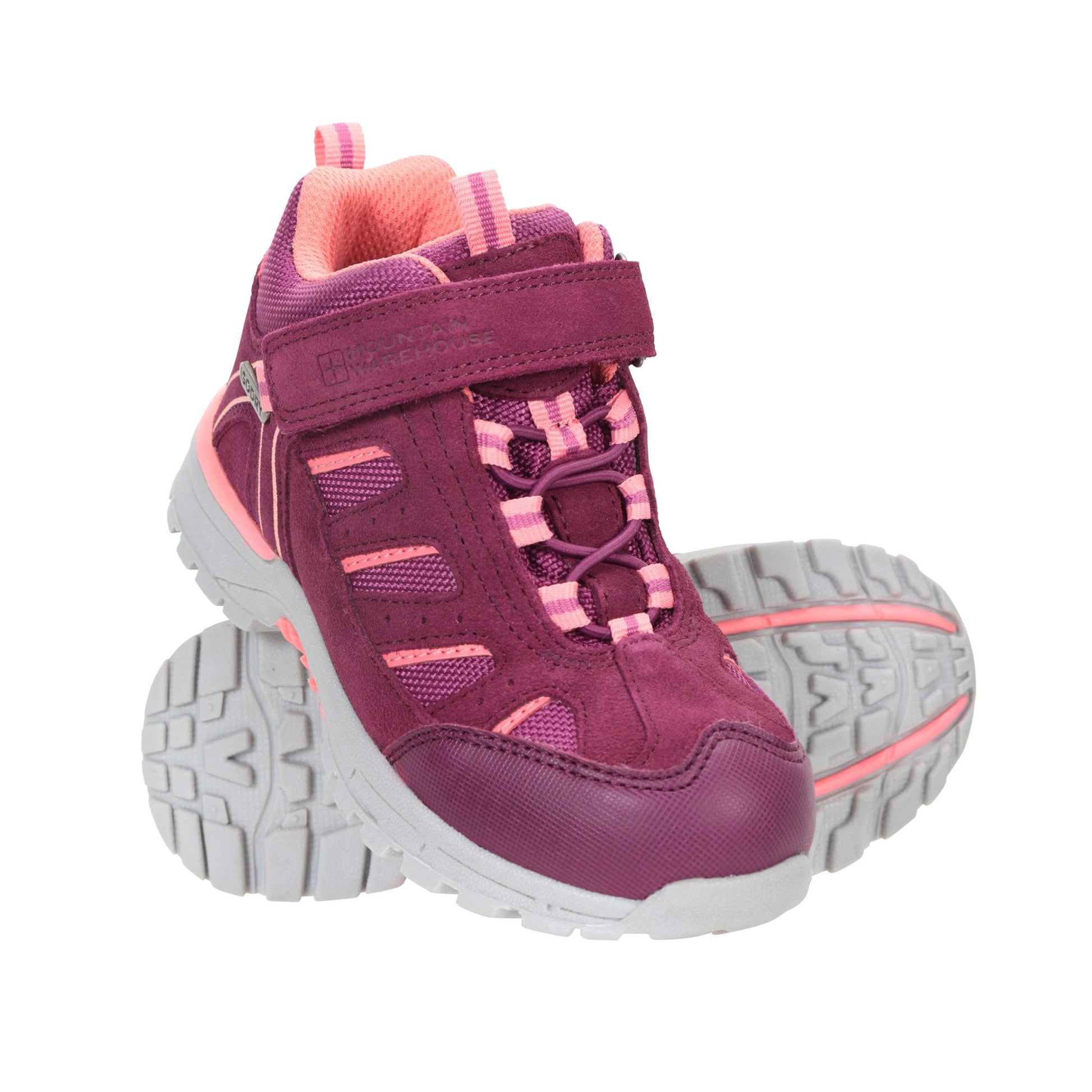 Berry - Pack Shot - Mountain Warehouse Childrens-Kids Drift Waterproof Walking Boots