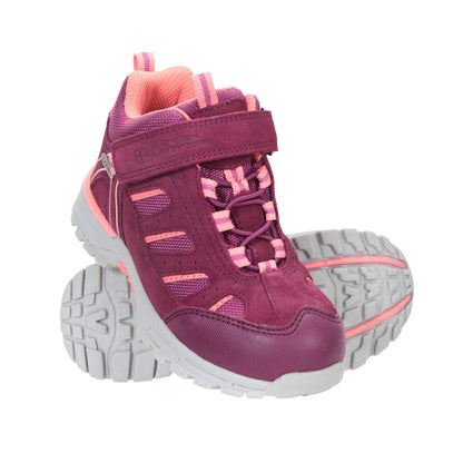 Berry - Pack Shot - Mountain Warehouse Childrens-Kids Drift Waterproof Walking Boots
