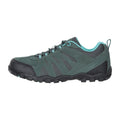 Petrol - Side - Mountain Warehouse Womens-Ladies Suede Outdoor Walking Shoes