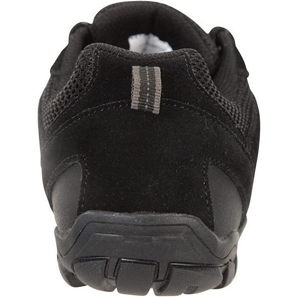 Black - Side - Mountain Warehouse Womens-Ladies Suede Outdoor Walking Shoes