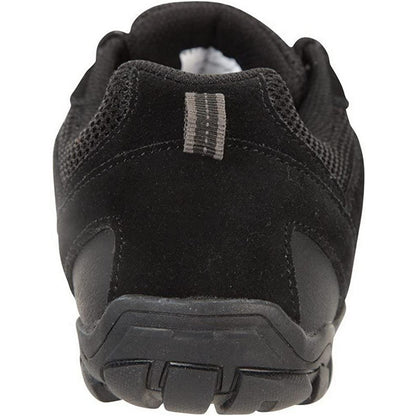 Black - Side - Mountain Warehouse Womens-Ladies Suede Outdoor Walking Shoes