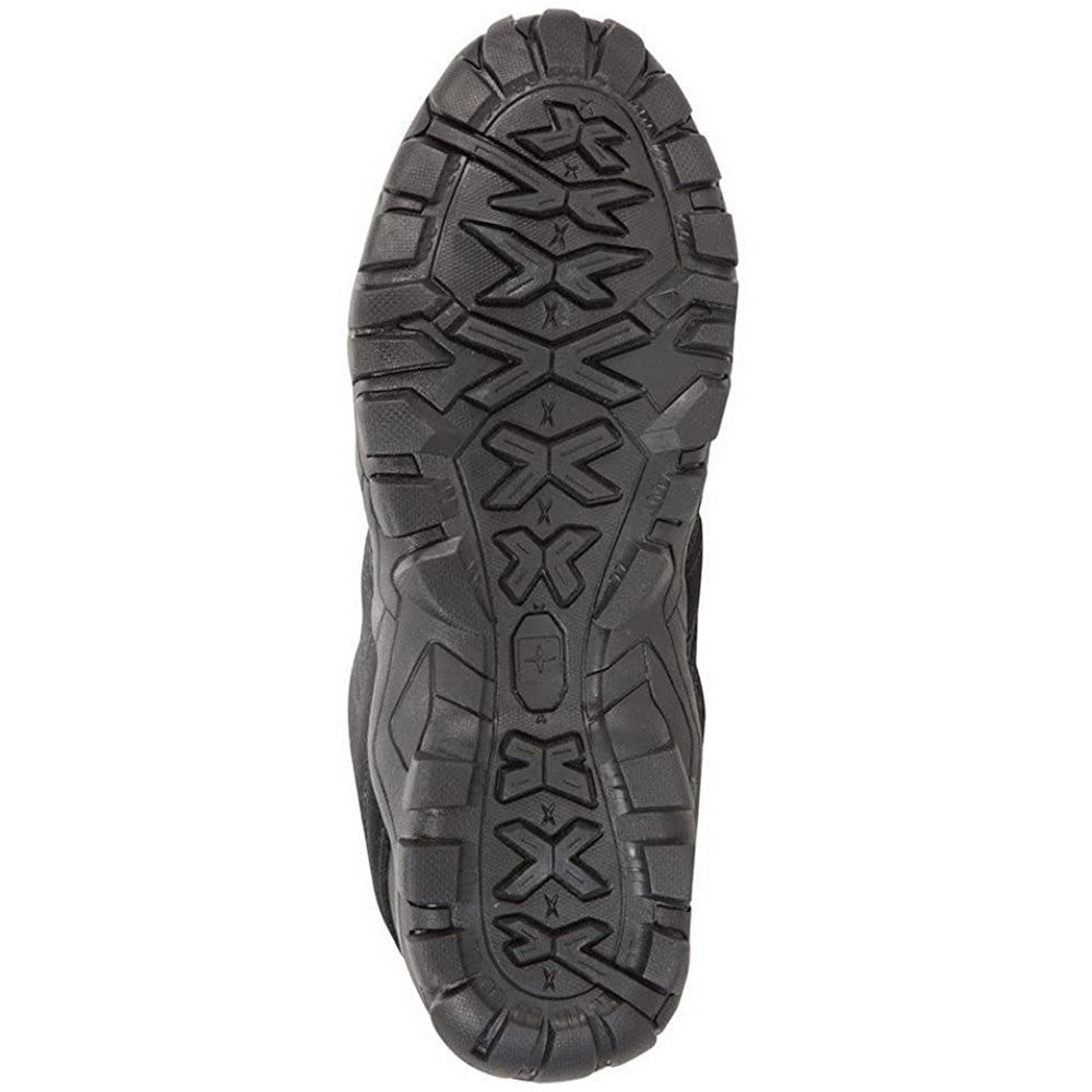 Black - Close up - Mountain Warehouse Womens-Ladies Suede Outdoor Walking Shoes
