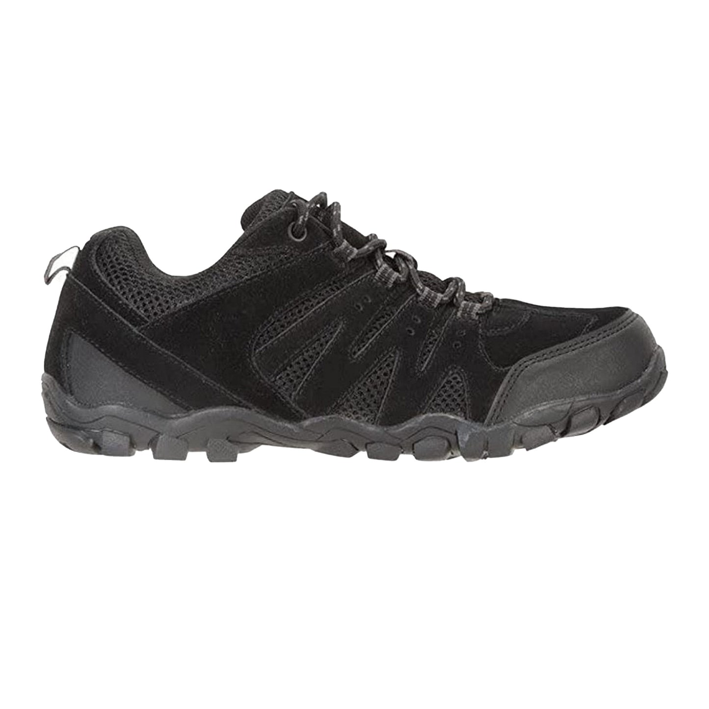 Black - Front - Mountain Warehouse Womens-Ladies Suede Outdoor Walking Shoes