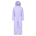 Black - Front - Mountain Warehouse Childrens-Kids Cloud All In One Waterproof Snowsuit