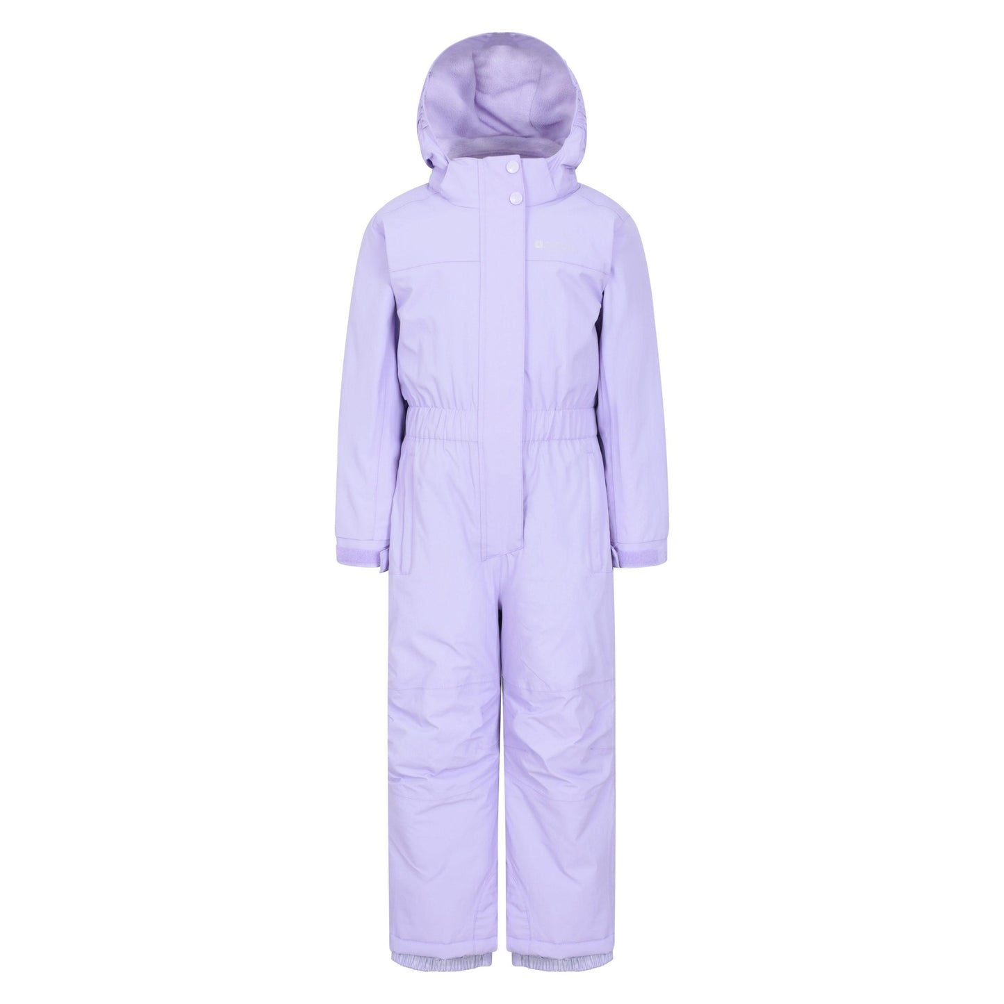 Light Purple - Front - Mountain Warehouse Childrens-Kids Cloud All In One Waterproof Snowsuit