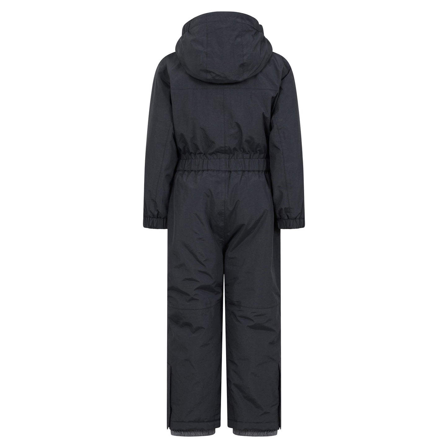 Black - Side - Mountain Warehouse Childrens-Kids Cloud All In One Waterproof Snowsuit