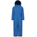 Cobalt - Front - Mountain Warehouse Childrens-Kids Cloud All In One Waterproof Snowsuit