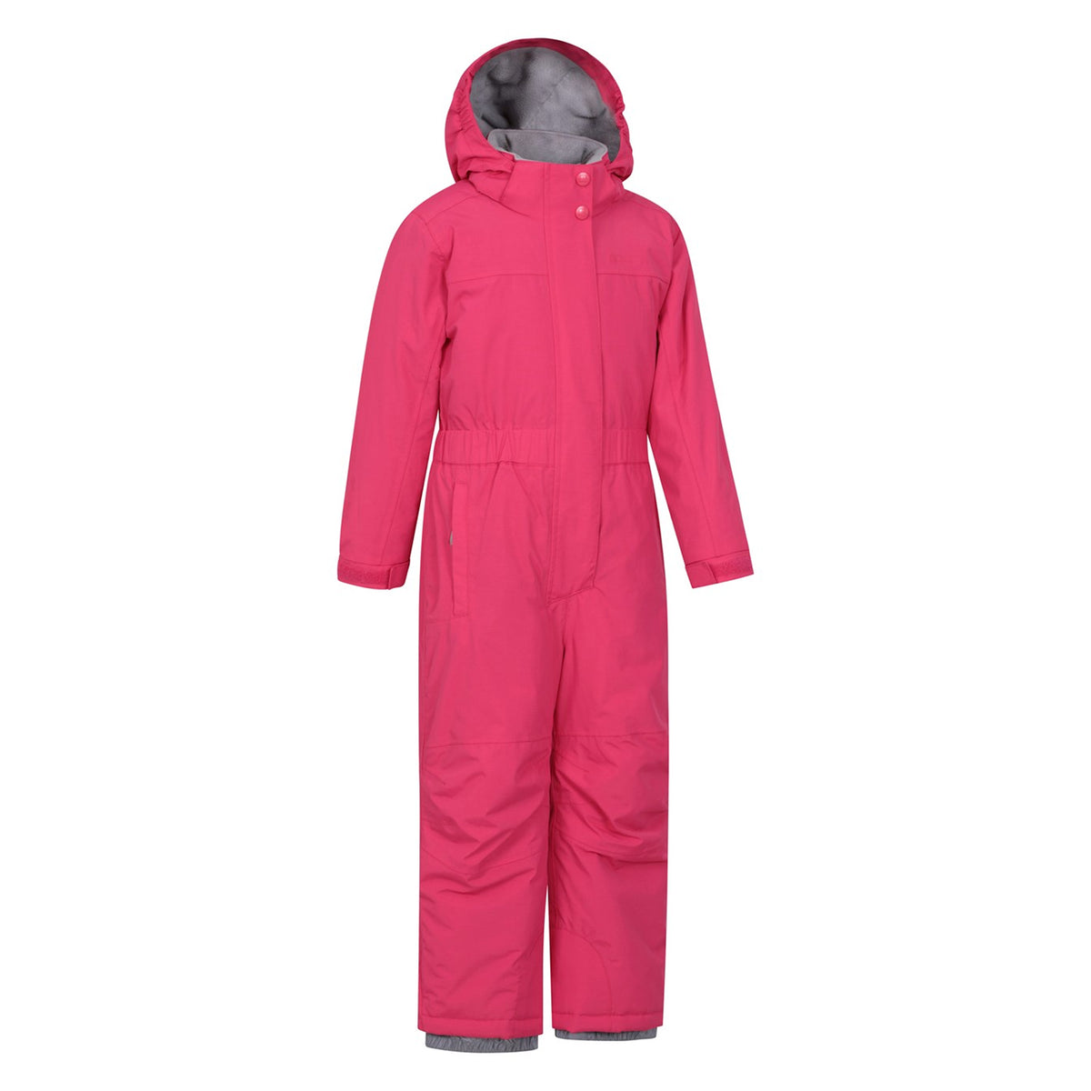 Pink - Back - Mountain Warehouse Childrens-Kids Cloud All In One Waterproof Snowsuit