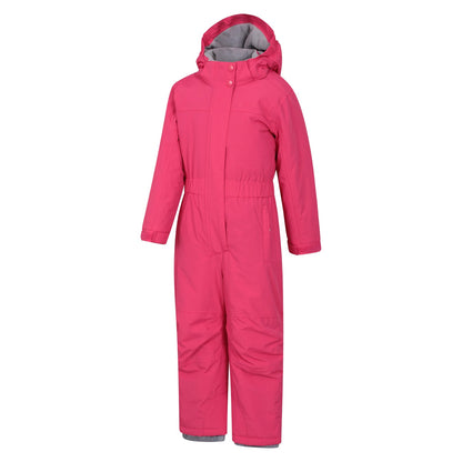 Pink - Lifestyle - Mountain Warehouse Childrens-Kids Cloud All In One Waterproof Snowsuit