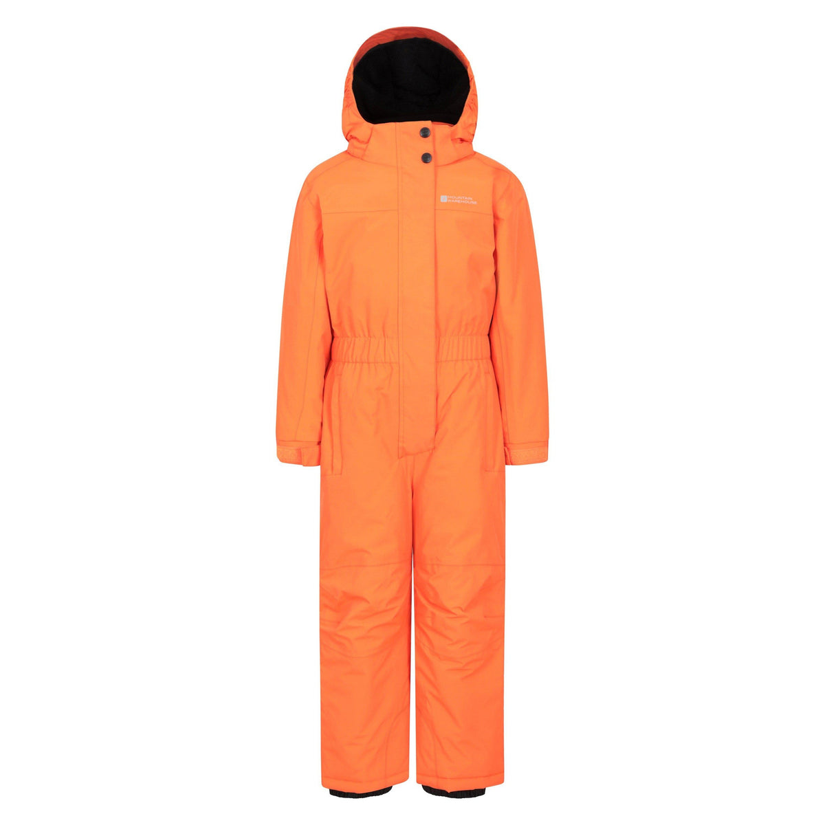 Bright Orange - Front - Mountain Warehouse Childrens-Kids Cloud All In One Waterproof Snowsuit