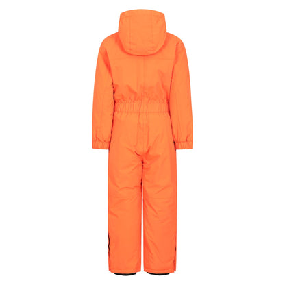 Bright Orange - Back - Mountain Warehouse Childrens-Kids Cloud All In One Waterproof Snowsuit