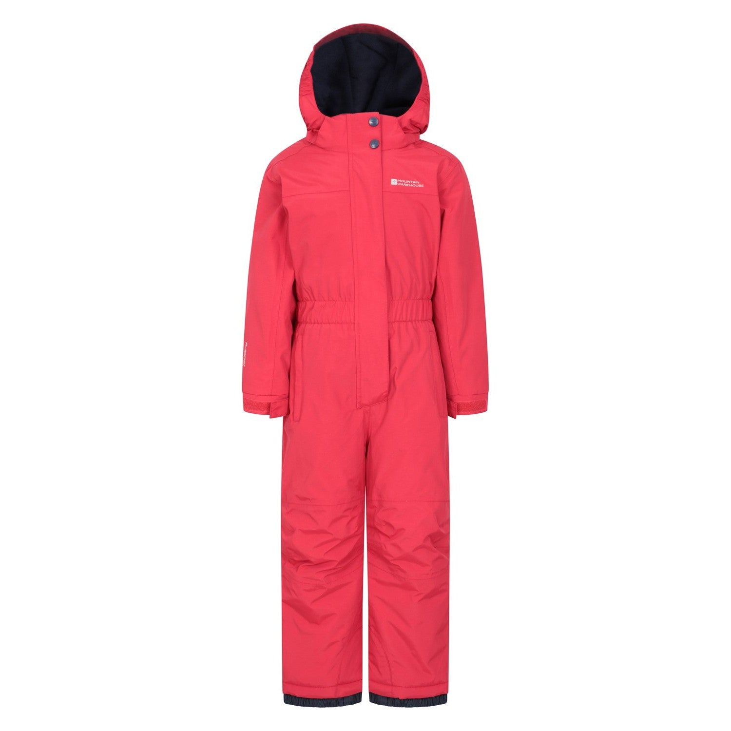 Active Red - Front - Mountain Warehouse Childrens-Kids Cloud All In One Waterproof Snowsuit